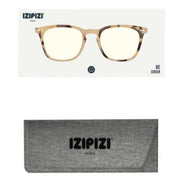 Izipizi #E Blue Light Reading Screen Glasses - Light Tortoise Cream