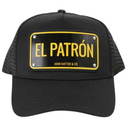 John Hatter El Patron アルミニウム トラッカー ハット - ブラック