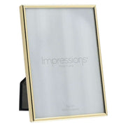 Juliana Brass Finished Oblong Thin Photo Frame 5 x 7 - Brass