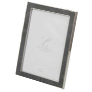 Juliana Elegance Metal Plated Faux Shagreen Photo Frame 5 x 7 - Grey/Silver