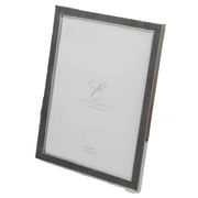 Juliana Elegance Metal Plated Faux Shagreen Photo Frame 8 x 10 - Grey/Silver