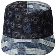 Kangol デニム マッシュアップ アーミー キャップ - ブルー ピクニック
