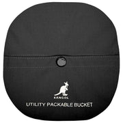Kangol マルチユーティリティ パッカブル バケット ハット - ブラック