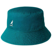 Kangol ウォッシュ バケット ハット - ティールブルー
