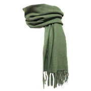 Knightsbridge Neckwear Plain Soft Wool Scarf - Olive Green