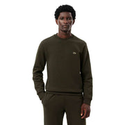 Lacoste Organic Brushed Cotton Sweatshirt - Sapwood Green