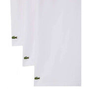 Lacoste Regular Fit Crew Neck 3 Pack T-Shirts - White