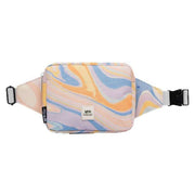 Lefrik Reef Marble Crossbody Bum Bag - Blue/Orange/Yellow