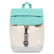 Lefrik Scout Mini Block Stripes Backpack - Pool Green/Cool Grey