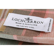 Locharron of Scotland Alba Dundee ファイン メリノ スカーフ - ピンク/グレー/イエロー