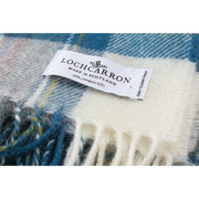 Locharron of Scotland Borders Stewart Dress ラムズウール ブランケット - ブルー/クリーム