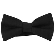 Locharron of Scotland Plain Bow Tie - Black