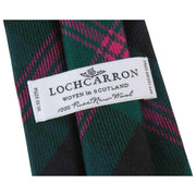 Locharron of Scotland Reiver Beard モダン タータンチェック タイ - ネイビー/ダークグリーン