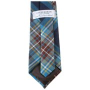 Locharron of Scotland Reiver Holyrood モダン タータンチェック ネクタイ - ブルー