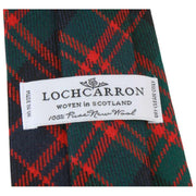 Locharron of Scotland レイバー・マッカーサー・クラン モダン タータンチェック ネクタイ - ダークグリーン/ネイビー/レッド