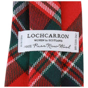 Locharron of Scotland Reiver MacFarlane モダン タータンチェック ネクタイ - レッド/グリーン/ホワイト