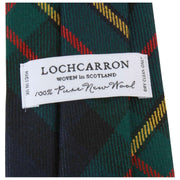 Locharron of Scotland Reiver MacLaren モダン タータンチェック ネクタイ - グリーン/レッド/イエロー