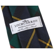 Locharron of Scotland Reiver MacLeod Of Harris モダン タータンチェック ネクタイ - ネイビー/グリーン