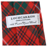 Locharron of Scotland Reiver MacRae モダン タータンチェック ネクタイ - レッド/グリーン