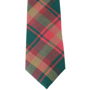 Locharron of Scotland Reiver Maple Leaf Candian Tartan Wool Tie - Red/Green