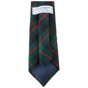 Locharron of Scotland Reiver Murray of Atholl モダン タータンチェック ネクタイ - ネイビー/グリーン/レッド