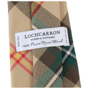 Locharron of Scotland Reiver サスカチュワン タータン ネクタイ - ベージュ/ブラック/レッド