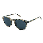 MessyWeekend Depp Sunglasses - Snow Leopard/Blue