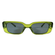 MessyWeekend Grace Sunglasses - Green Crystal/Green