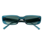 MessyWeekend Grace Sunglasses - Turquoise/Gradient Green