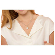 Pearls of the Orient Keishi パール ペンダント チャンキー チェーン ネックレス - シルバー/ホワイト