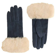 Powder Bettina Gloves - Navy/Cream