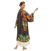 Powder Botany Bliss Kimono Gown - Charcoal Grey