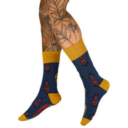 Powder Grand Prix Ankle Socks - Blue