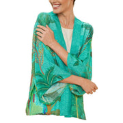 Powder Secret Paradise Kimono Jacket - Aqua Blue