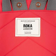 Roka Bantry B Small Recycled Nylon Backpack - Poppy Red