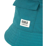 Roka Bedford Recycled Nylon Bucket Hat - Teal