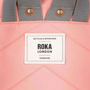 Roka Canfield B Small Recycled Nylon Backpack - Punch Pink