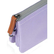 Roka Carnaby Small Recycled Canvas Wallet - Lavender