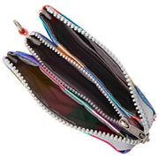 Roka Carnaby スモール リサイクル キャンバス ウォレット - ワイド ストライプ マルチカラー