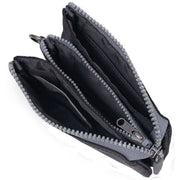 Roka Carnaby Small Recycled Nylon Ripstop Wallet - Black