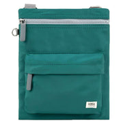 Roka Chelsea B Medium Recycled Nylon Sling Bag - Teal