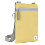 Roka Chelsea Sustainable Nylon Pocket Sling Bag - Bamboo Yellow