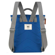 Roka Finchley A Small Sustainable Canvas Backpack - Galactic Blue