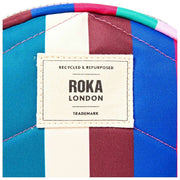 Roka パディントン B リサイクル キャンバス クロスボディ バッグ - ワイド ストライプ マルチカラー