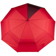 Roka Waterloo Recycled Nylon Umbrella - Cranberry Red/Plum Purple