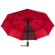 Roka Waterloo Recycled Nylon Umbrella - Cranberry Red/Plum Purple