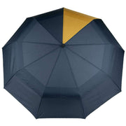 Roka Waterloo Recycled Nylon Umbrella - Midnight Blue/Corn Yellow