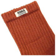 Roka Windsor ソリッド クルー ソックス - ブラン ブラウン