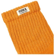 Roka Windsor ソリッド クルー ソックス - バーント オレンジ