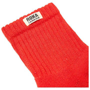 Roka Windsor ソリッド クルー ソックス - クランベリー レッド